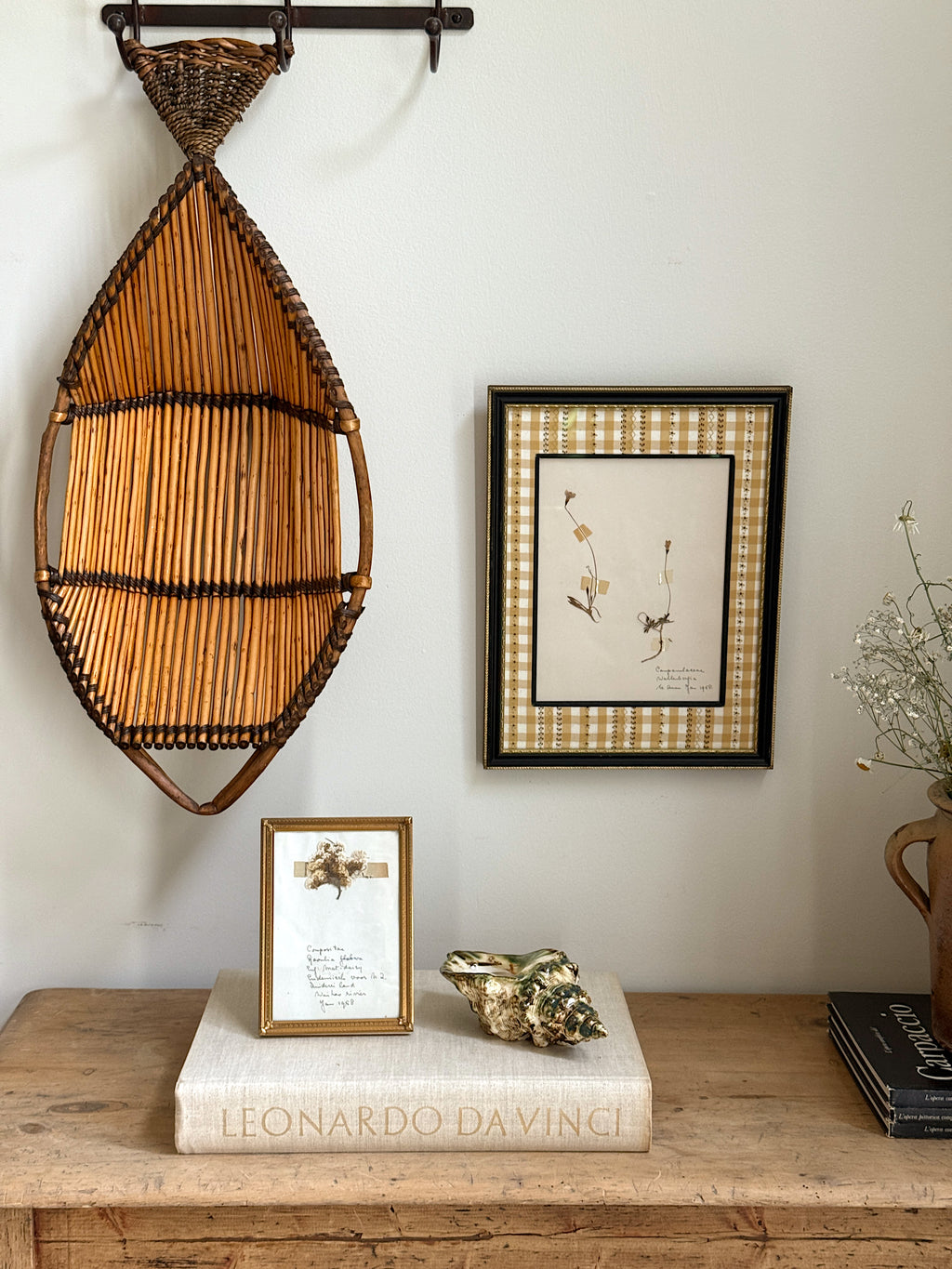 1950 Finnish Herbarium in Antique Frame