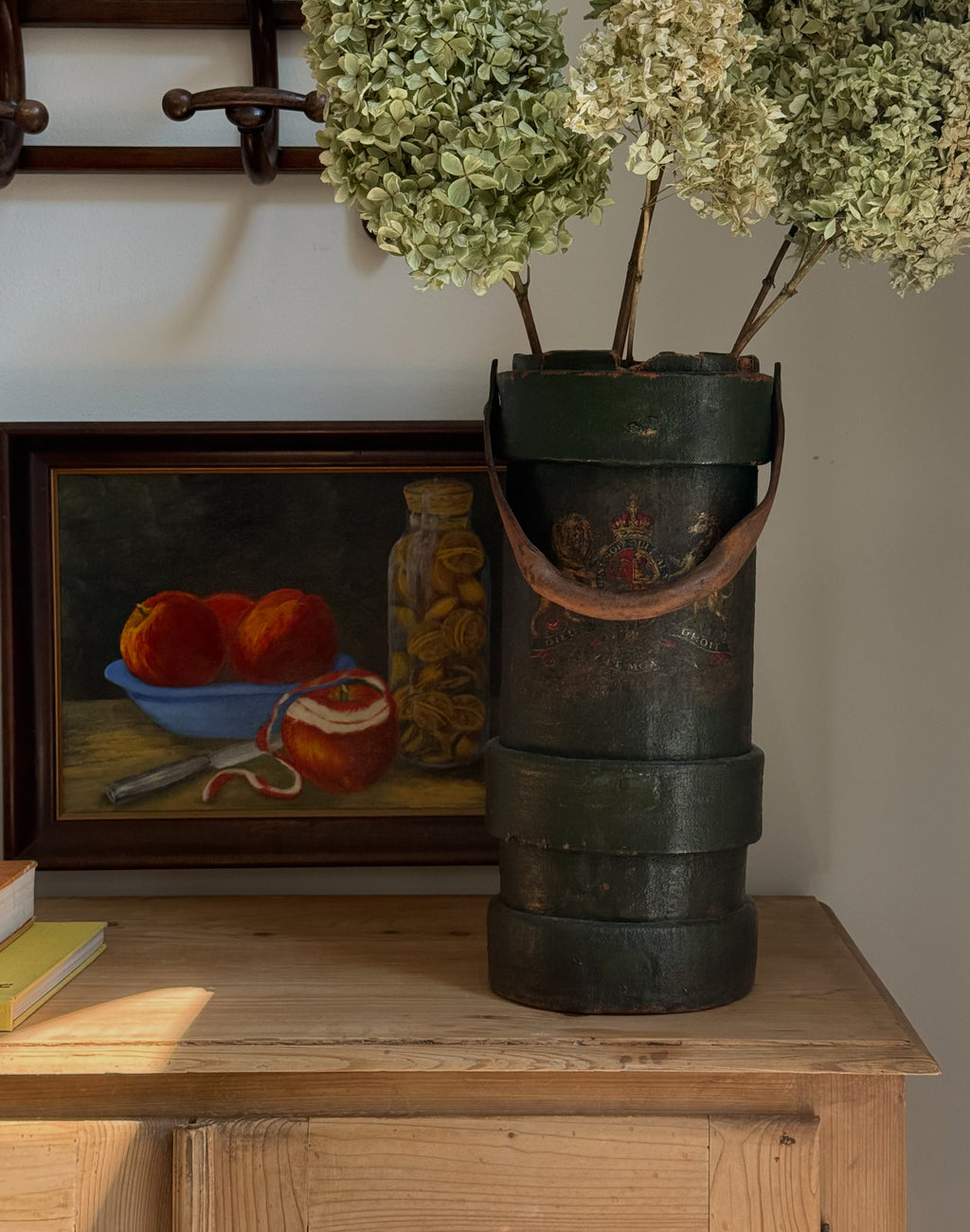 Vintage Original Still Life Apple Painting