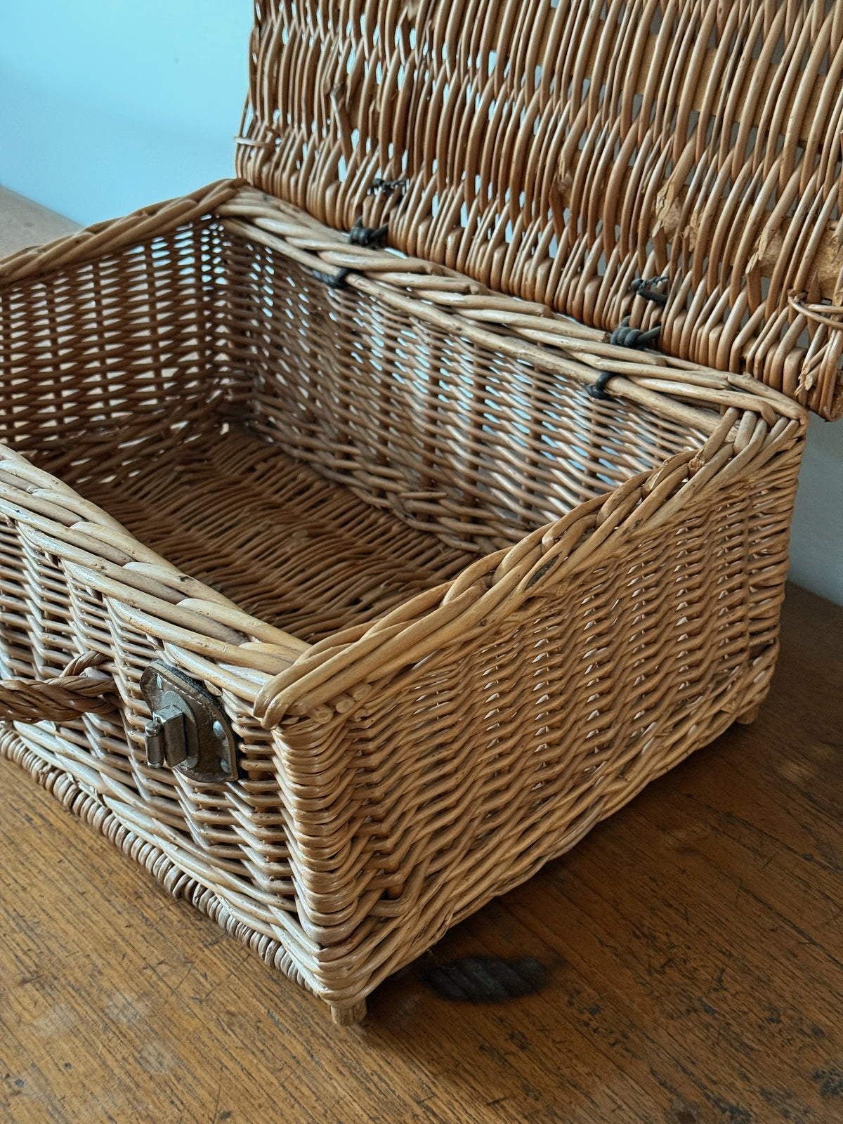Vintage French Picnic Basket