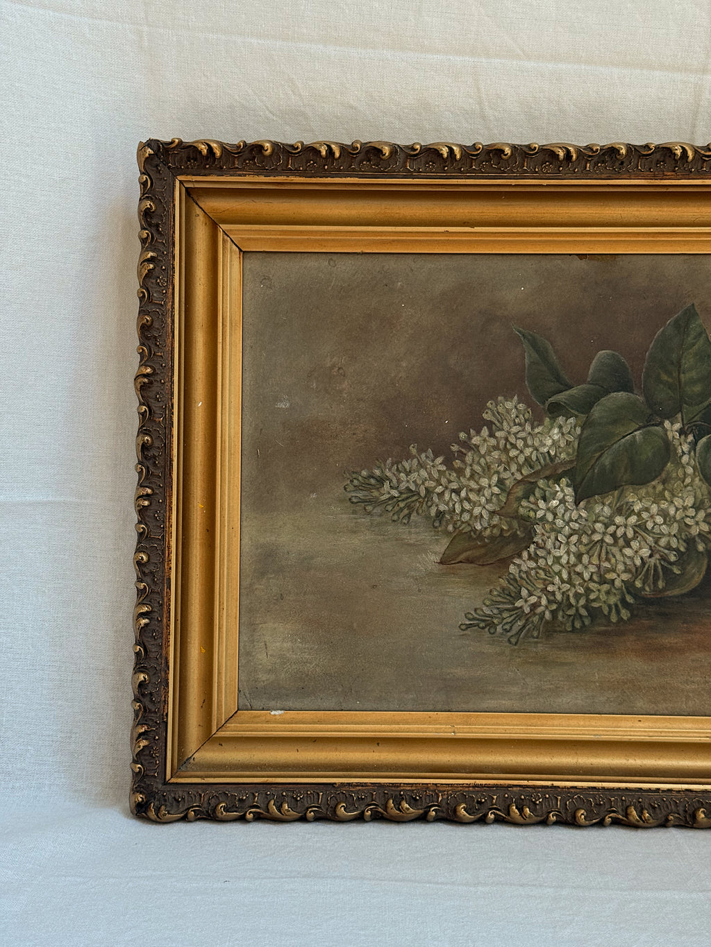 Vintage Floral Still Life Painting