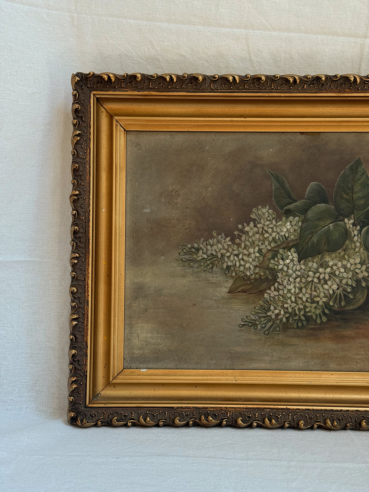 Vintage Floral Still Life Painting