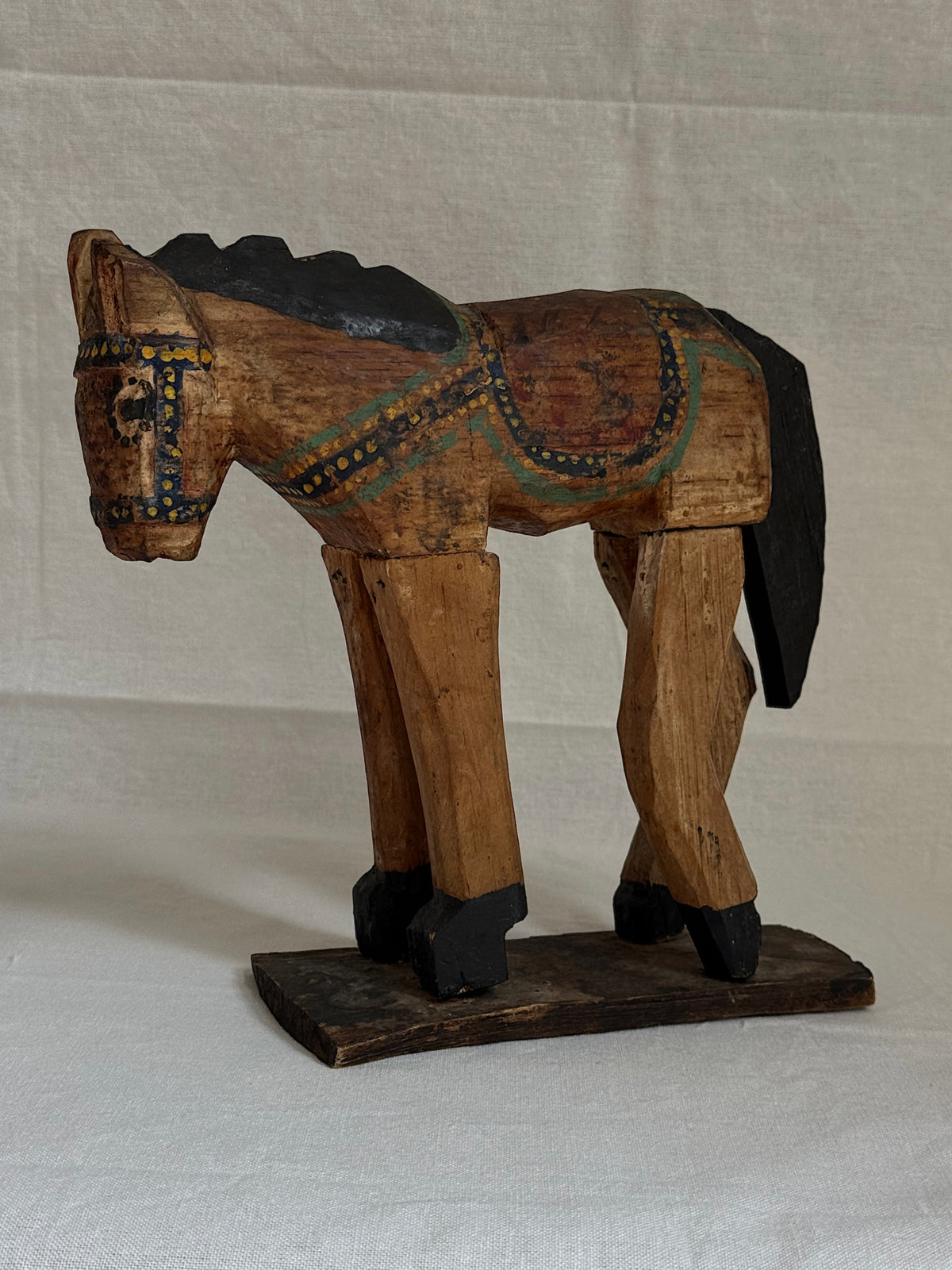 Antique Hand-Carved Folk Art Horse